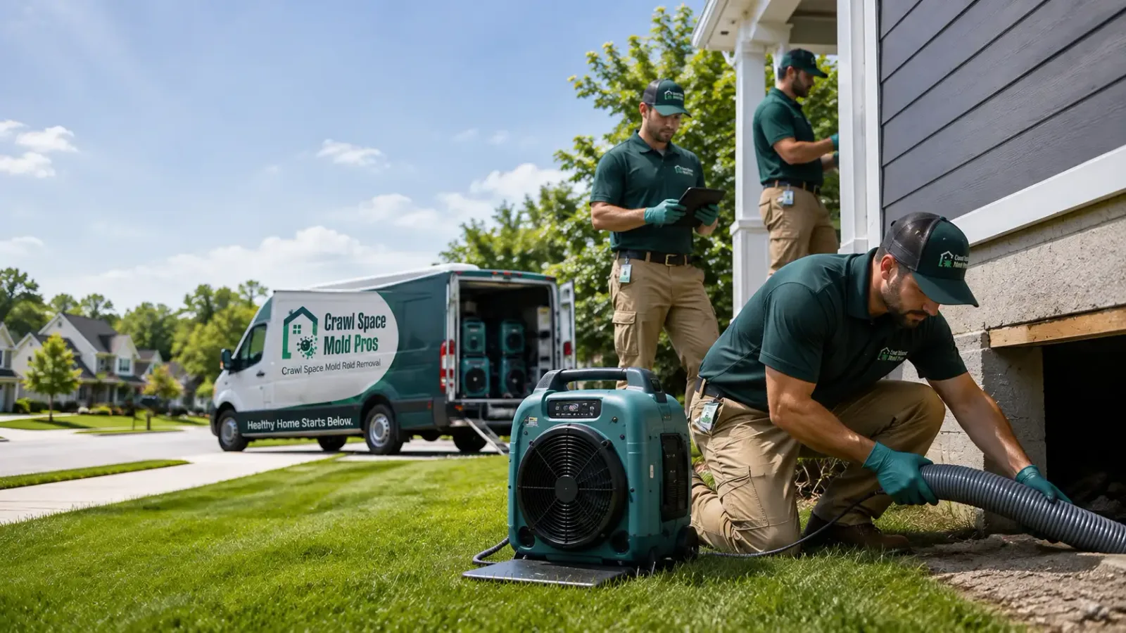 Crawl Space Mold Removal in Litchfield, CA